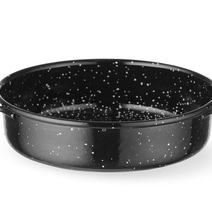 Braadpan "fuente", Braadpan "fuente", geëmailleerd, HENDI, Zwart, 200x(H)45mm, HENDI, Zwart, 160x(H)45mm