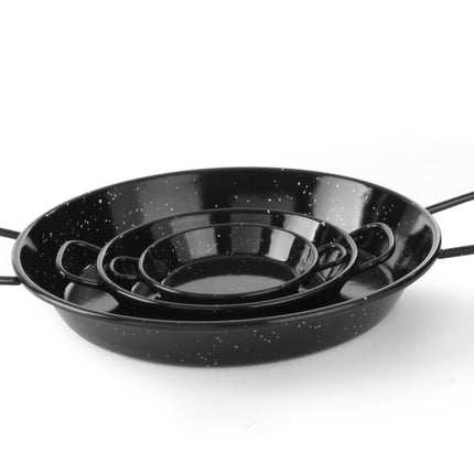 Geëmailleerde paellapannen, HENDI, âŒ€150x(H)27mm