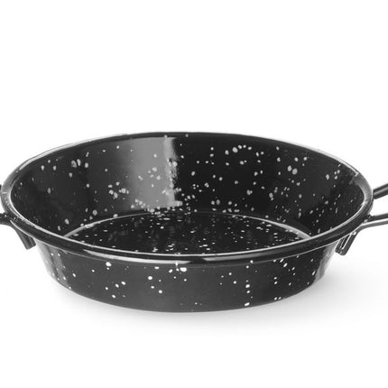 Geëmailleerde paellapannen, HENDI, âŒ€100x(H)20mm