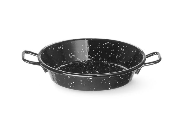 Geëmailleerde paellapannen, HENDI, âŒ€100x(H)20mm