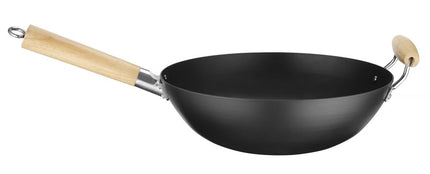 Wok met houten handvat, HENDI, 324x565mm
