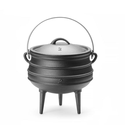Gietijzeren pan, HENDI, Zwart, âŒ€245x(H)280mm