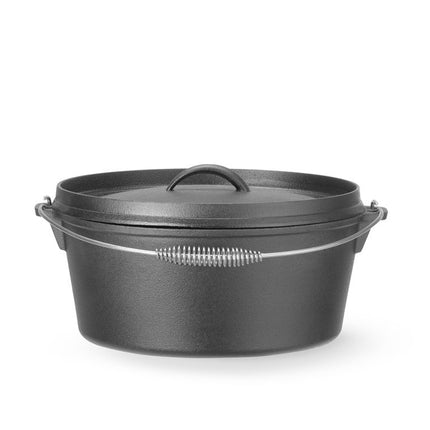 Gietijzeren pan, HENDI, 7,2L, Zwart, âŒ€310x(H)155mm