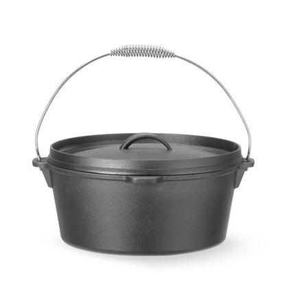 Gietijzeren pan, HENDI, 7,2L, Zwart, âŒ€310x(H)155mm