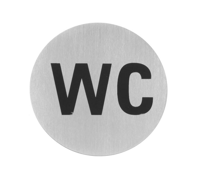 Deurschildjes, HENDI, Toilet, 75mm