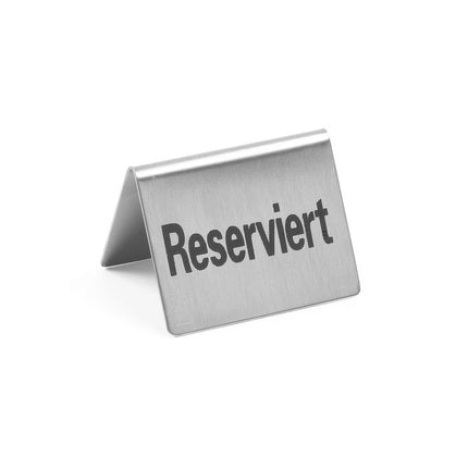 Tafelstandaard Gereserveerd - 4 st., HENDI, Reserviert, 50x35x(H)40mm