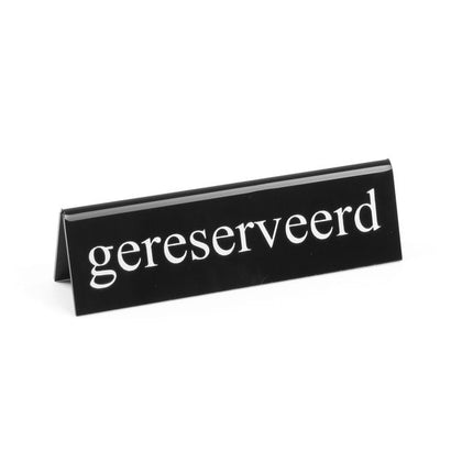 Tafelstandaard gereserveerd, HENDI, gereserveerd, 130x30x(H)38mm