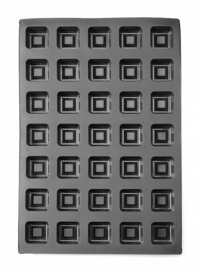 Siliconen bakvorm SQUARE, HENDI, 570x375x(H)25mm, Vierkant