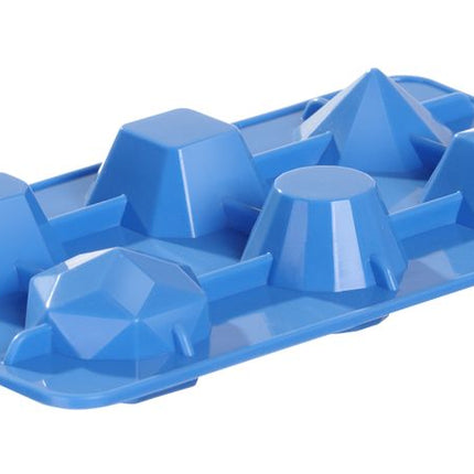 IJsblokjesvorm edelstenen, BarUp, Blauw, 2 st., 190x105x(H)30mm