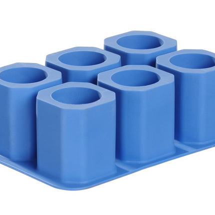 IJs shotglazen vorm, BarUp, Blauw, 125x190x(H)60mm