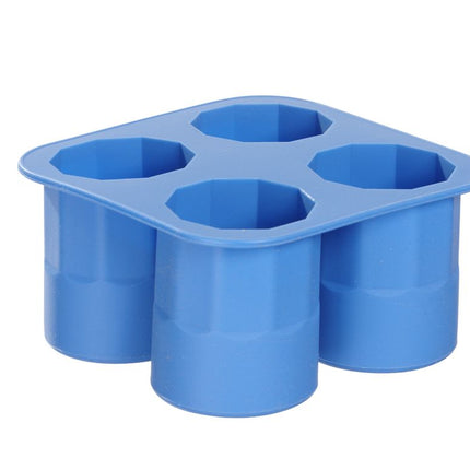 IJs shotglazen vorm, BarUp, Blauw, 122x122x(H)60mm