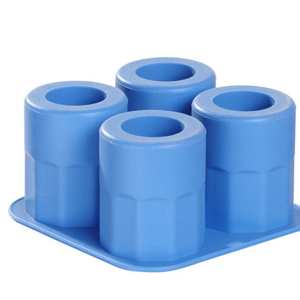 IJs shotglazen vorm, BarUp, Blauw, 122x122x(H)60mm