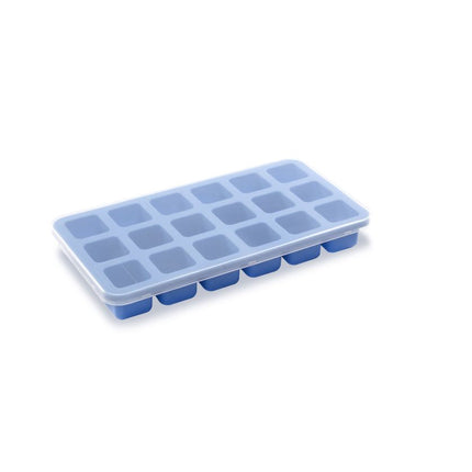 IJsblokjesvorm met deksel, BarUp, Blauw, 217x114x(H)30mm