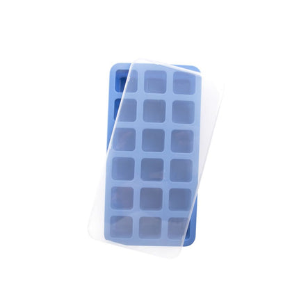 IJsblokjesvorm met deksel, BarUp, Blauw, 217x114x(H)30mm