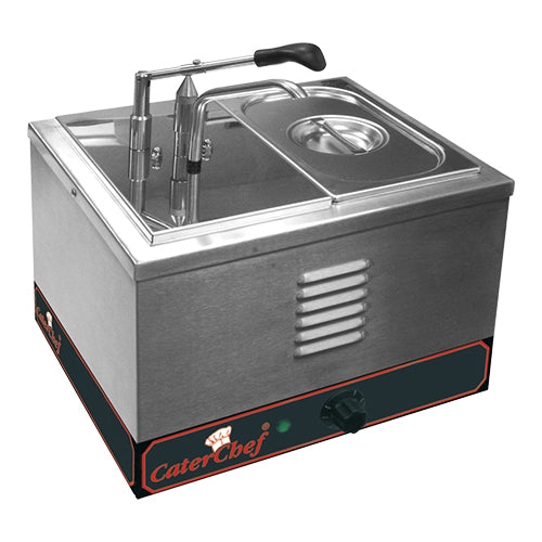 sauzen warmer m/dispenser