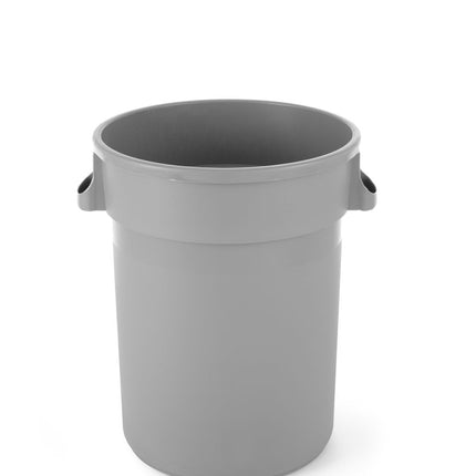 Ronde afvalbak, AmerBox, 120L, Lichtgrijs, âŒ€550x(H)690mm
