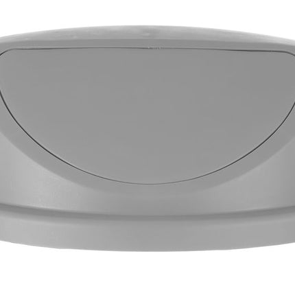 Swing deksel voor ronde afvalbak, AmerBox, past op 691038, Lichtgrijs, âŒ€580x(H)190mm