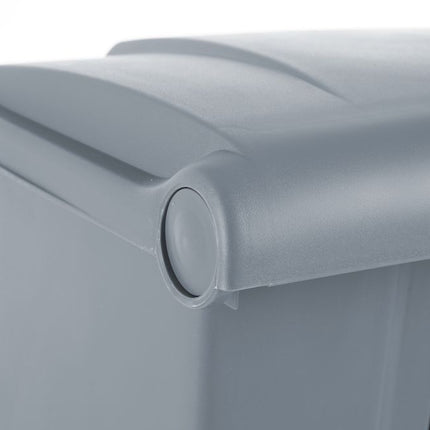 Pedaalemmer, AmerBox, 68L, Lichtgrijs, 490x410x(H)660mm