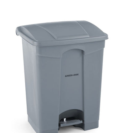 Pedaalemmer, AmerBox, 87L, Lichtgrijs, 500x410x(H)815mm