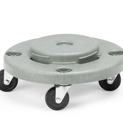 Trolley voor ronde afvalbak, AmerBox, past op 691403, âŒ€400x(H)165mm