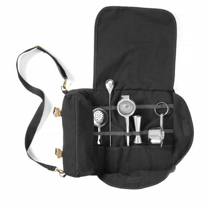 Bartender-tas, BarUp, Zwart, 210x370x(H)70mm