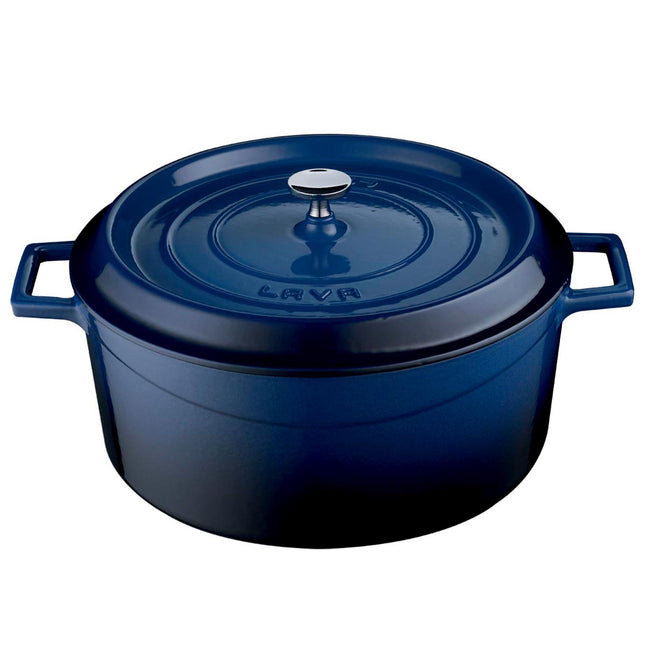 LAVA GIETIJZEREN BRAADPAN Ø32 BLAUW