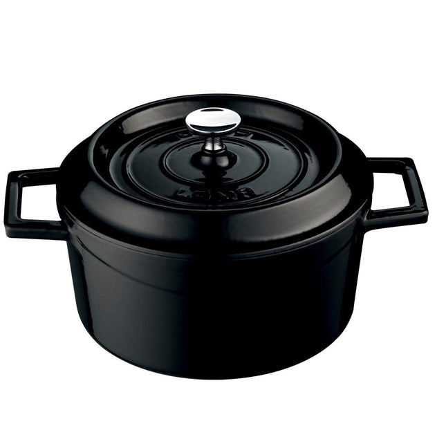 LAVA GIETIJZEREN BRAADPAN Ø32 ZWART