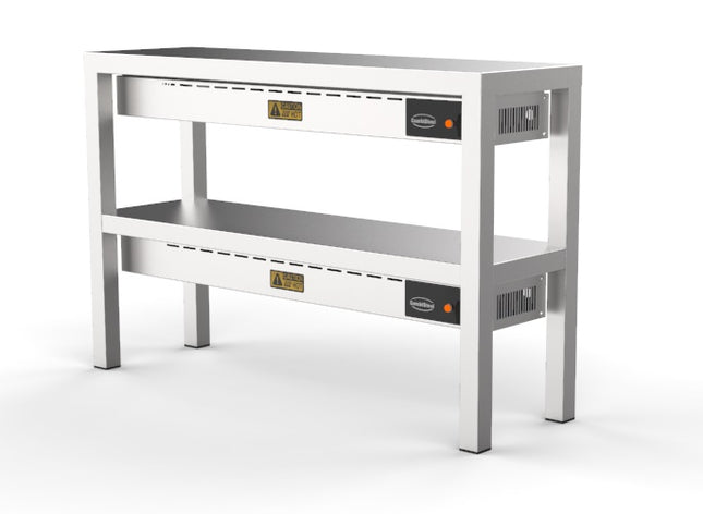 ETAGERE KERAMISCH VERWARMD 2 NIVEAUS 1400  8 HEATERS Ã€ 250W