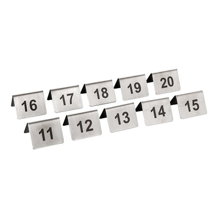 Tafelnummer set 11~20