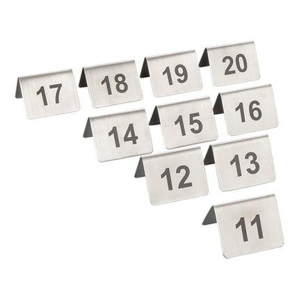 Tafelnummer set 11~20