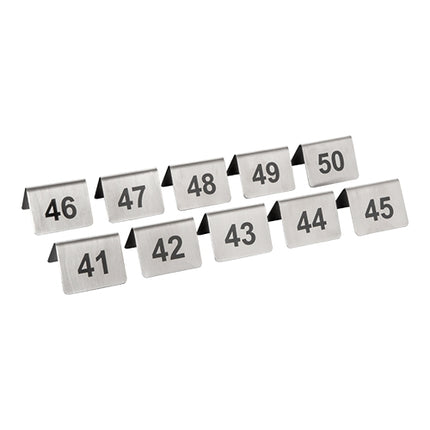 Tafelnummer set 41~50