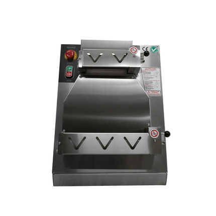 DEEGROLLER 40CM RECHT - VOLLEDIG RVS