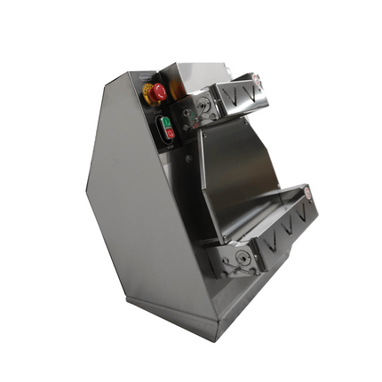 DEEGROLLER 40CM RECHT - VOLLEDIG RVS