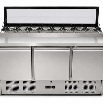 SALADETTE 3 DEUREN 7x1/4 GN PAN