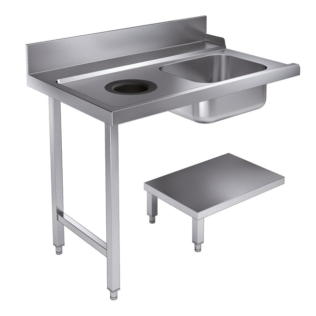 AANVOERTAFEL BODEMSCHAP MET AFVALGAT 1200 LINKS TBV 7280.0045-0046