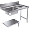 Inox vaatwastafels