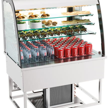 DROP-IN KOELVITRINE 140L OPEN
