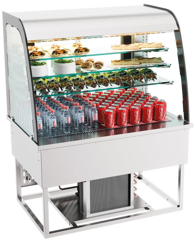 DROP-IN KOELVITRINE 140L OPEN