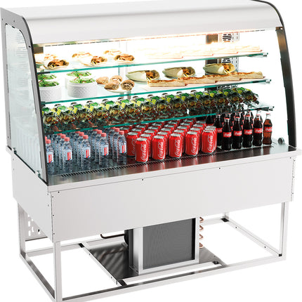 DROP-IN KOELVITRINE 200L OPEN