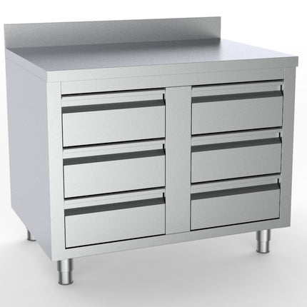 700 WERKTAFEL MET 6 LADEN RAND 1000