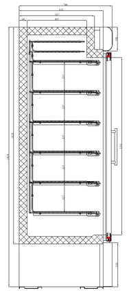 VRIESKAST 1 GLASDEUR