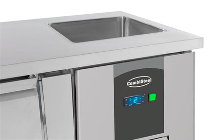 700 KOELWERKBANK SPOELBAK 3 DEUREN