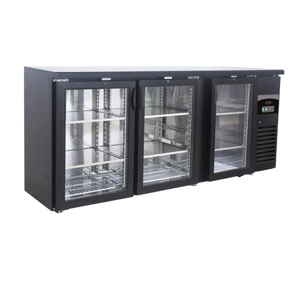 BARKOELER ZWART 3 GLASDEUREN