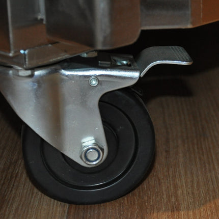 KOELKAST RVS+ALU 1200 LTR STATISCH