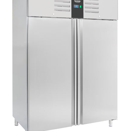 KOELKAST RVS 2 DEUREN 1400L ENERGY LINE