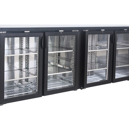 BARKOELER ZWART 4 GLASDEUREN