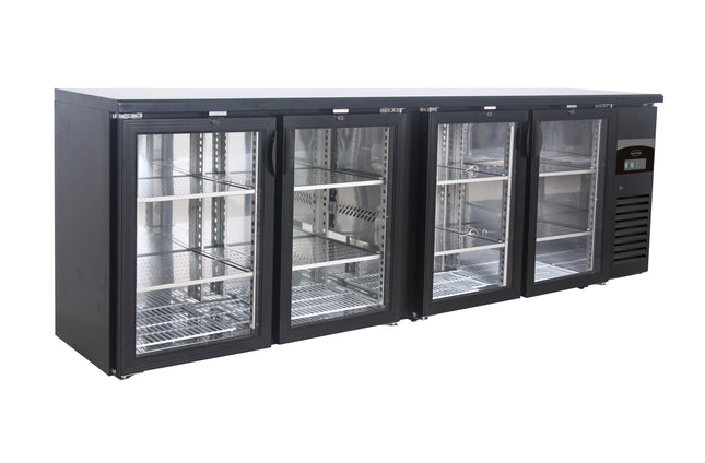 BARKOELER ZWART 4 GLASDEUREN