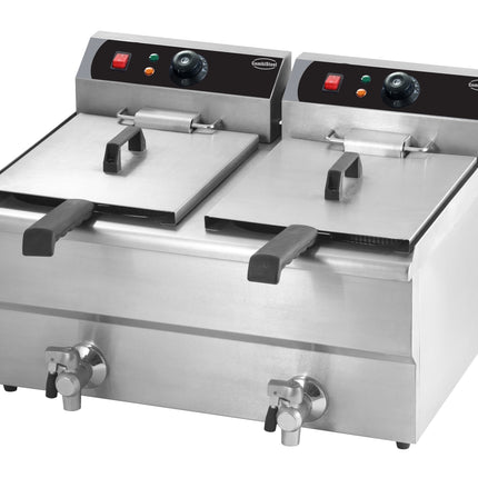 ELEKTRISCHE TAFELFRITEUSE 2X10 L