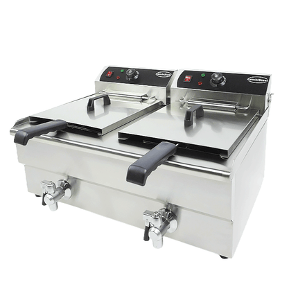 ELEKTRISCHE TAFELFRITEUSE 2X10 L