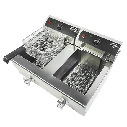 ELEKTRISCHE TAFELFRITEUSE 2X10 L